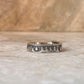 Mountains- Pine trees - Sun Adjustable 925 Sterling Silver Ring