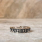 Forest -Reindeer- Moon-Cottage Adjustable 925 Sterling Silver Ring