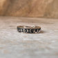 Forest -Reindeer- Moon-Cottage Adjustable 925 Sterling Silver Ring