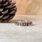 Forest -Reindeer- Moon-Cottage Adjustable 925 Sterling Silver Ring