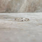 White Topaz Minimal Stackable Band 925 Sterling Silver Ring