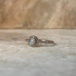 Moonstone Round Boho Stackable 925 Sterling Silver Ring