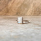 Moonstone Rectangular 925 Sterling Silver Ring