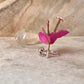 Moon Flower Holder 925 Sterling Silver Ring - Tarakaya Silver