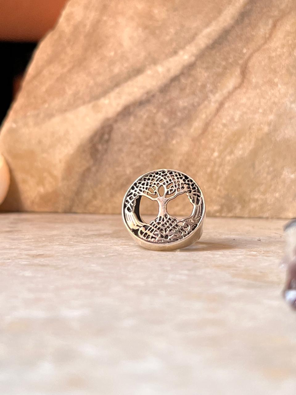 Tree Of Life Chunky 925 Sterling Silver Ring