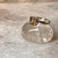 Citrine Square Cut Stone 925 Sterling Silver Ring