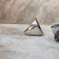 Handcrafted Tree of Life chunky silver ring for men and women
