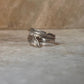Feather Wrap Adjustable 925 Sterling Silver Ring