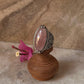Rose Quartz Boho Oval Statement 925 Sterling Silver Ring