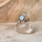 Moonstone Forest Statement 925 Sterling Silver Ring