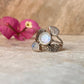 Moonstone Forest Statement 925 Sterling Silver Ring