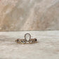 Moonstone Crown Pear 925 Sterling Silver Ring