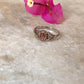 Pink Tourmaline Forest Enchantment 925 Sterling Silver Ring