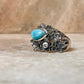 Forest Larimar Statement 925 Sterling Silver Ring