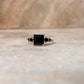 Black Onyx Square Cut 925 Sterling Silver Ring