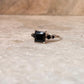 Black Onyx Square Cut 925 Sterling Silver Ring