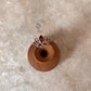 Garnet Divine Lotus 925 Sterling Silver Ring