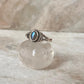 Labradorite Oval Boho 925 Sterling Silver Ring