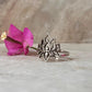 Big Divine Lotus 925 Sterling Silver Ring