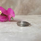 Leaf Detailed Band 925 Sterling Silver Ring