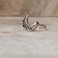 Boho Moon 925 Sterling Silver Ring