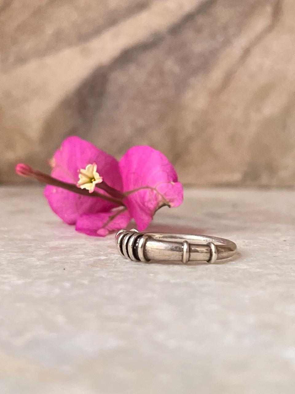 Dolki Tribal Stack 925 Sterling Silver Ring