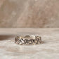 Om/Aum Engraved Circle of Life 925 Sterling Silver Ring