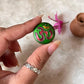Om/Aum Engraved Circle of Life 925 Sterling Silver Ring