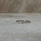 Minimal Dainty Double Stone Moonstone 925 Sterling Silver Ring