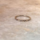 Line Dot Tribal Band Stackable 925 Sterling Silver Ring - Tarakaya Silver