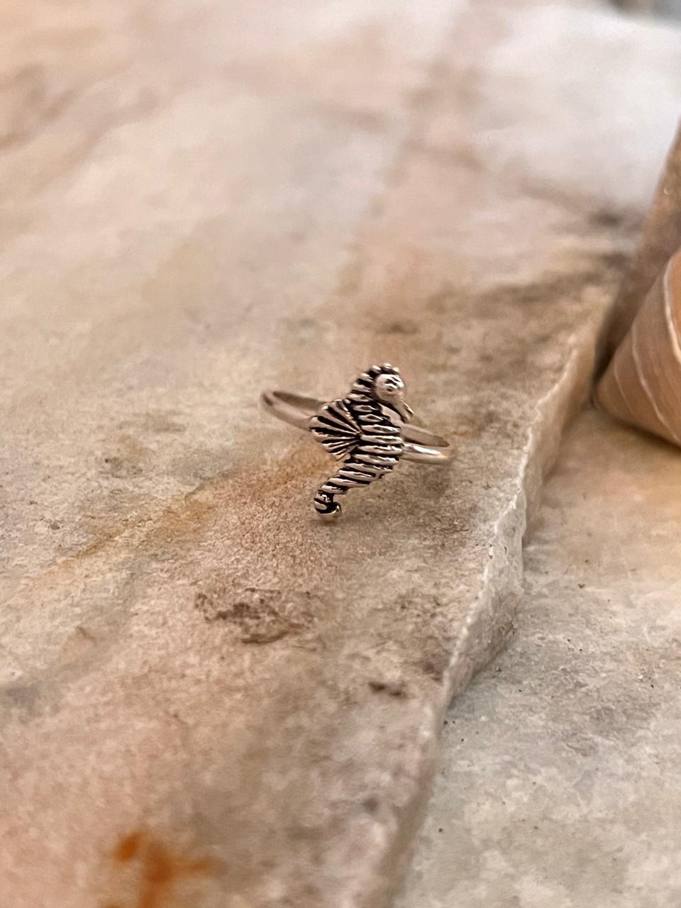 Sea Horse 925 Sterling Silver Ring