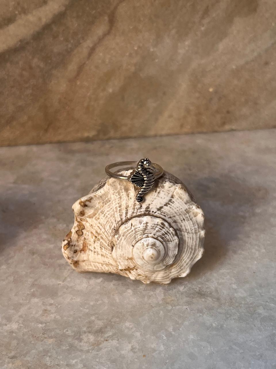 Sea Horse 925 Sterling Silver Ring