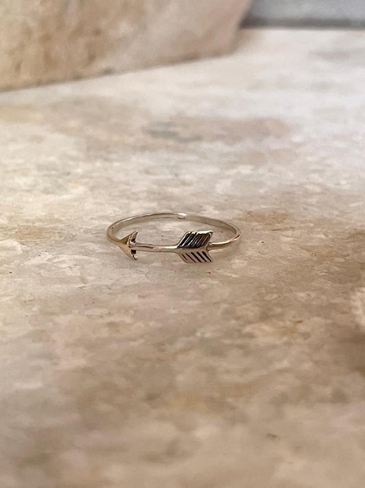 Arrow Band 925 Sterling Silver Ring