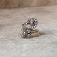 Phool Antique Flower Handcrafted Adjustable 925 Sterling Silver Ring