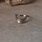 Tribal Sunrays Stack 925 Sterling Silver Ring