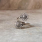 Phool Antique Flower Handcrafted Adjustable 925 Sterling Silver Ring