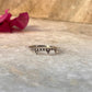 Teen Teekona Band Stackable 925 Sterling Silver Ring - Tarakaya Silver