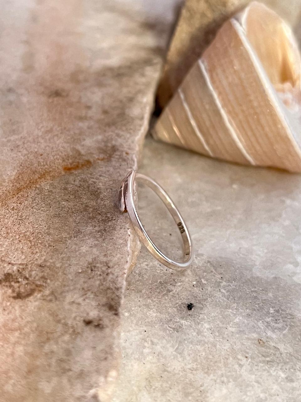Plain Adjustable Band 925 Sterling Silver Ring