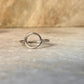 Open Circle 925 Sterling Silver Ring