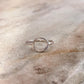 Open Circle 925 Sterling Silver Ring