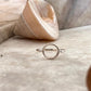 Open Circle 925 Sterling Silver Ring
