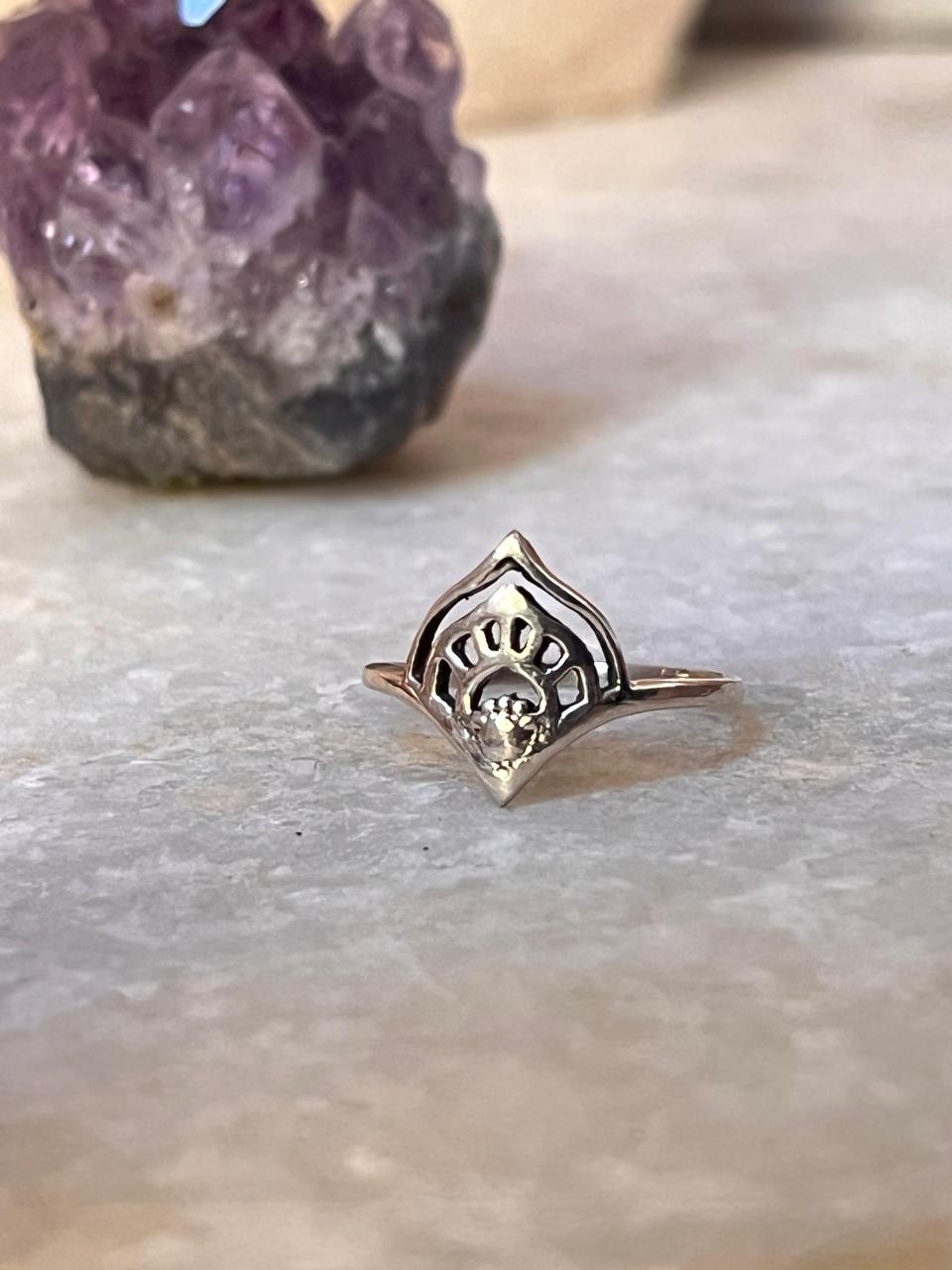 Mandala Piece 925 Sterling Silver Ring