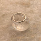 Random Hammered Sleek Stack Band 925 Sterling Silver Ring