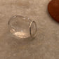 Random Hammered Sleek Stack Band 925 Sterling Silver Ring