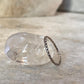 Small Dot Minimal Dainty Band Stackable 925 Sterling Silver Ring