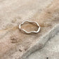 Wavy Stackable Band 925 Sterling Silver Ring
