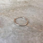 Minimal Plain Round Stack Band 925 Sterling Silver Ring