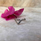 V Rawa /Chevron Boho Stackable 925 Sterling Silver Ring