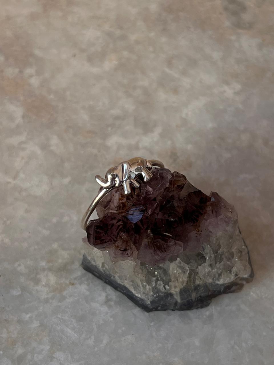 Elephant/ Haathi 925 Sterling Silver Ring
