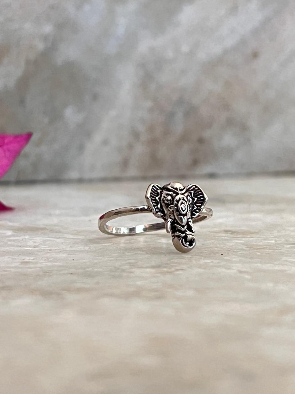 Boho Hathi 925 Sterling Silver Ring